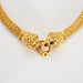 Collier Parure électroformage lion or jaune 58 Facettes LP754-755