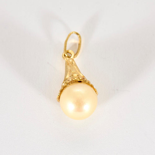 Pendentif Pendentif en or jaune et perle de culture 58 Facettes LP1277/BET