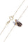 Collier COLLIER QUARTZ FUMÉ ET DIAMANTS 58 Facettes 078421