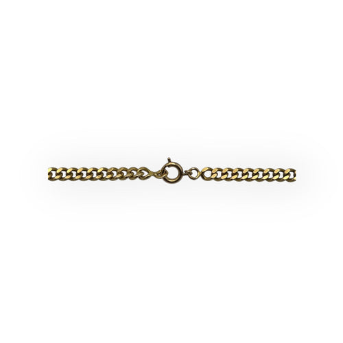 Collier Chaine or jaune, maille gourmette 55 cm 58 Facettes 149061656