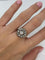 Bague 64 Bague ancienne or blanc platine et diamants 0,85 ct 58 Facettes 1179