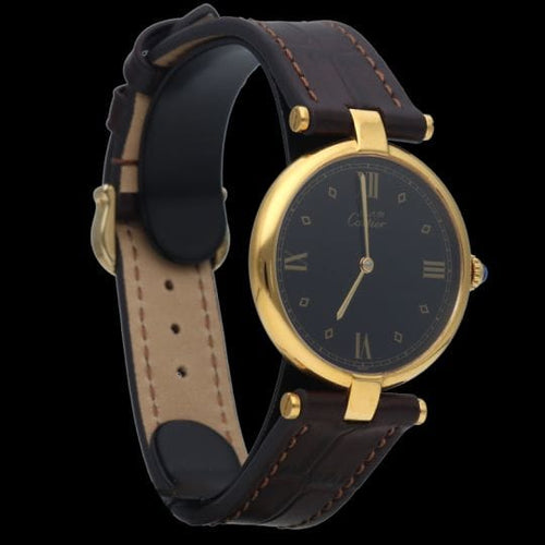 Montre Cartier Montre Must De Cartier Vermeil 58 Facettes MT44910