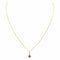 Collier Collier Or jaune Rubis 58 Facettes 4021227RV