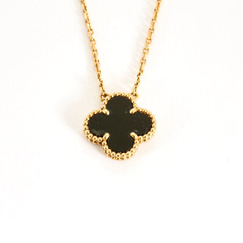 Collier Van Cleef & Arpels - Collier onyx Alhambra 58 Facettes