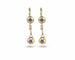 Boucles d'oreilles Boucles d'oreilles en or jaune serties de rubis et de diamants 58 Facettes 7312