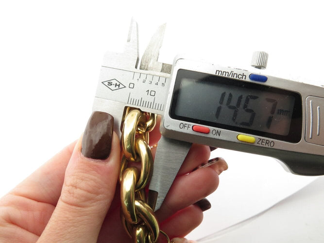 Bracelet bracelet gourmette breloques coeur zodiac t18 or jaune 18k 90.5gr charms 58 Facettes 270131