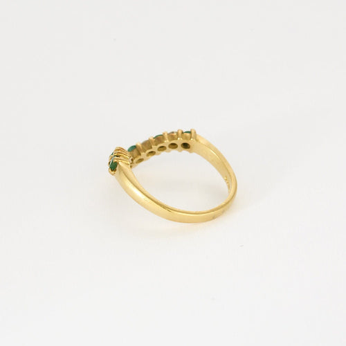 Bague 55.5 Bague en or jaune 18K 58 Facettes PER0107