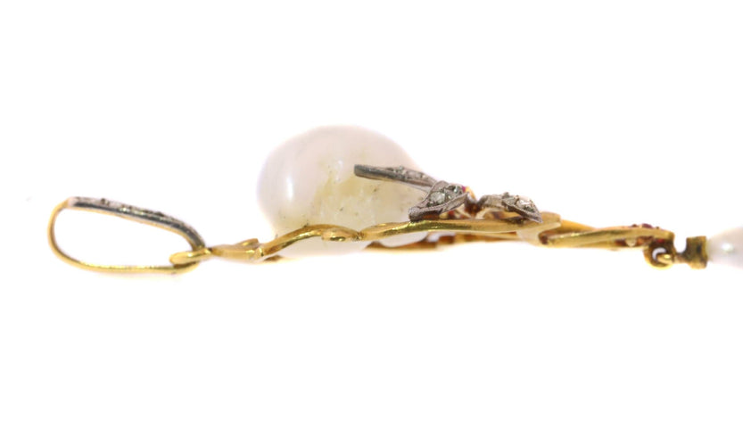 Pendentif L'art de la nature : le pendentif en perles Art nouveau 58 Facettes 19063-0047