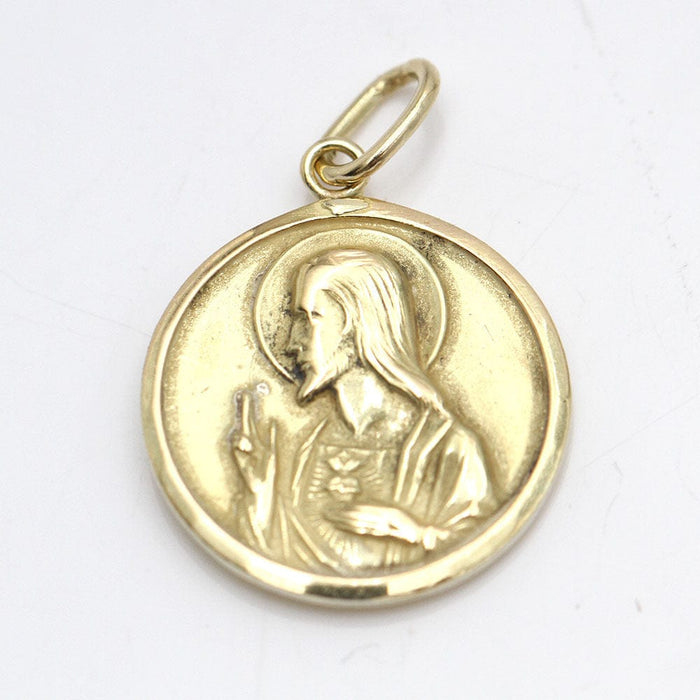 Pendentif Médaille scapulaire en or 18 carats trotteuse 58 Facettes E362791B