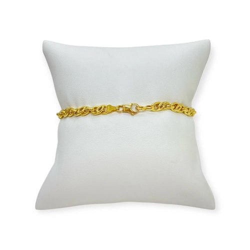 Bracelet Bracelet or jaune maille originale 58 Facettes 330082359