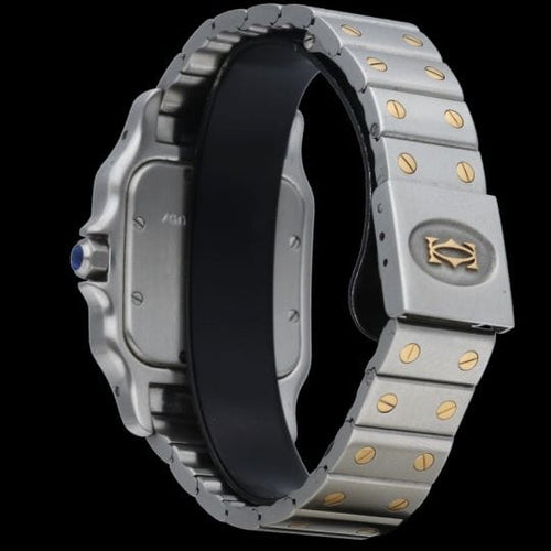 Montre Montre à quartz Cartier Santos Galbee 58 Facettes MT41282