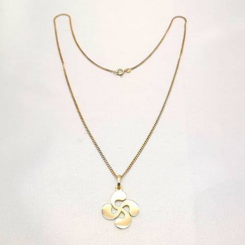 Collier Collier trèfle or jaune 58 Facettes