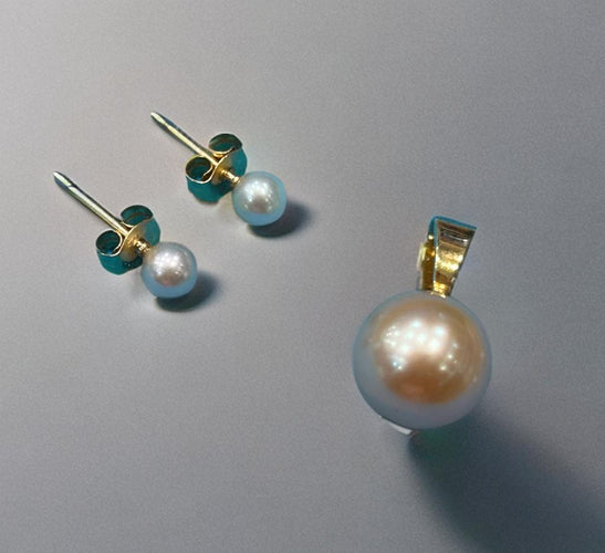 Boucles d'oreilles Ensemble Perle de Culture 58 Facettes 745120-721822(A)