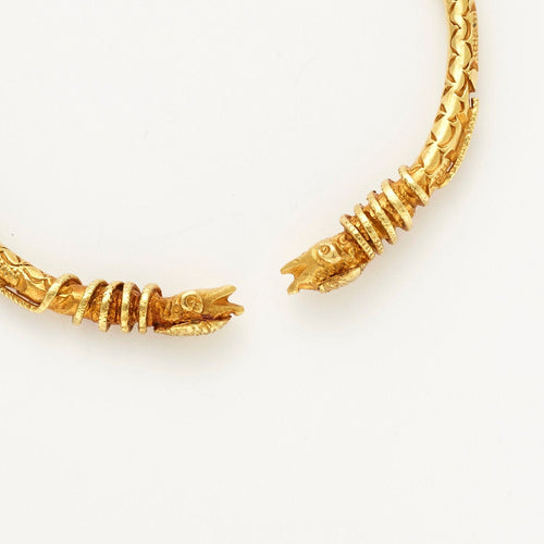 Bracelet Bracelet Double Tête de Serpent 58 Facettes LP539