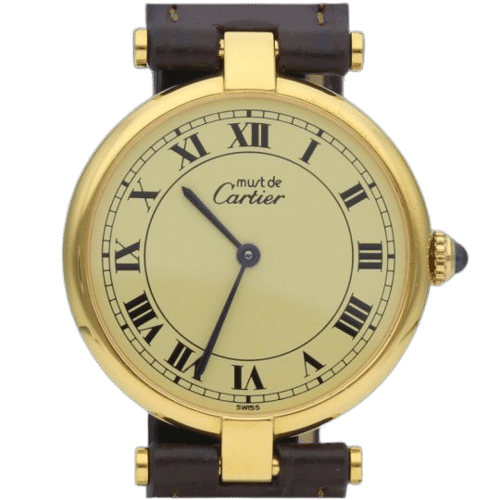 Montre Cartier Montre Must De Cartier Vermeil 58 Facettes MT44298