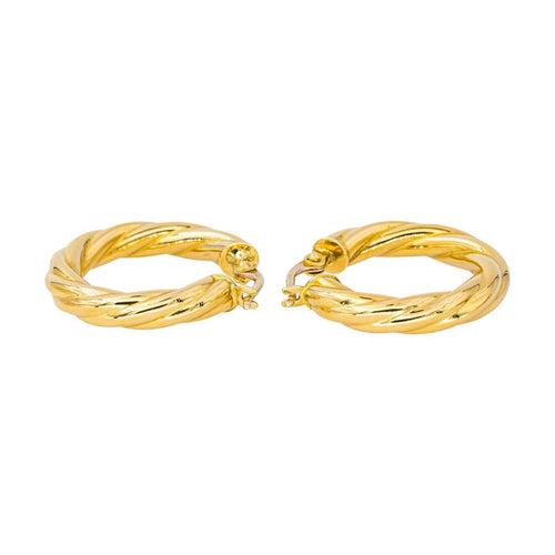 Boucles d'oreilles Créoles  Or jaune 58 Facettes 4609112CN