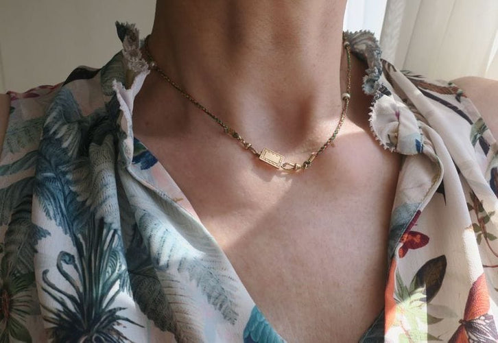 Collier Rare fermoir régional XIXe 58 Facettes