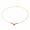 Collier Collier Or jaune Rubis 58 Facettes 4190789CN