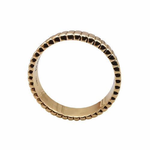 Bague 57 BOUCHERON -Alliance Quatre Grosgrain en or jaune 58 Facettes