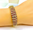 Bracelet Bracelet jonc en or jaune 18 carats, rubis et diamants 58 Facettes AB608