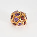 Bague 55 NARDI - Bague sculpture or rose, améthystes grenats 58 Facettes