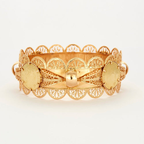 Bracelet Bracelet porte pièce or jaune 58 Facettes LP669/2