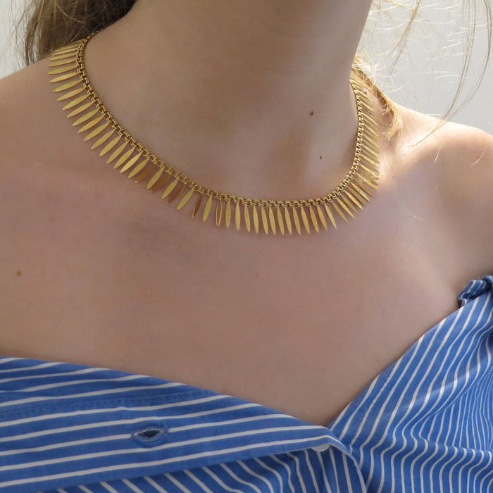 Halskette aus Gelbgold