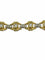 Bracelet Bracelet rétro deux ors avec diamants certifié HRD 58 Facettes