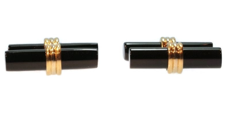 Boutons de manchette Boutons de manchette en or Onyx Van Cleef & Arpels 58 Facettes 16014-0109