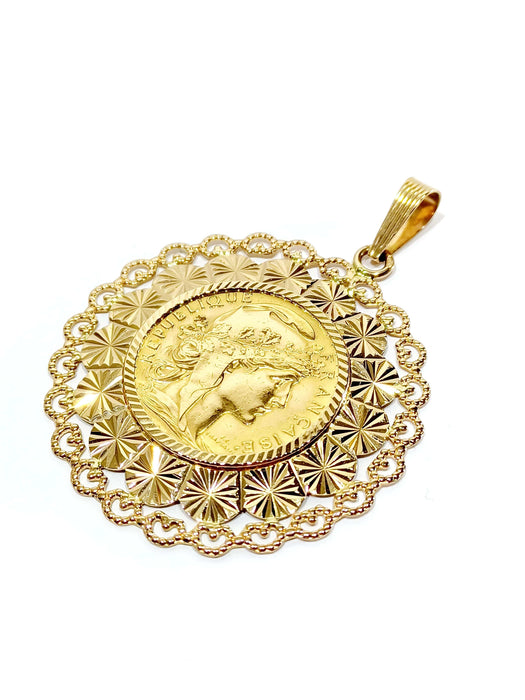 Pendentif Pendentif Louis d'or 58 Facettes