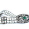Bracelet BRACELET ART DECO EMERAUDE PERLES DIAMANTS ONYX 58 Facettes Réf 1_0000019/1