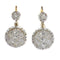 Boucles d'oreilles Boucles d'oreilles pendantes courtes en diamant Art Déco 58 Facettes 20212-0255