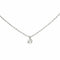 Collier Collier Solitaire Or blanc Diamant 58 Facettes 4387213CN