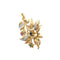 Broche Broche florale en or jaune 58 Facettes 31190