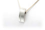 Pendentif Pendentif contemporain or blanc, diamants 58 Facettes B713