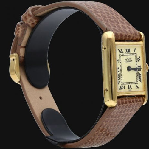 Montre Cartier Montre Tank Vermeil 58 Facettes MT43326