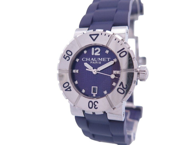 Montre montre CHAUMET class one 33 mm 622c acier diamants quartz boite lady 58 Facettes 268246