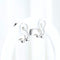 Boucles d'oreilles Boucles d'oreilles en or blanc serties de diamants taille brillant 58 Facettes J010000312