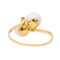 Bague 58 Bague Toi & Moi Or jaune Perle, Diamant 58 Facettes 3105054CN