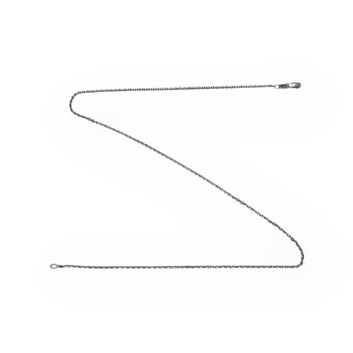 Collier Chaîne or blanc maille forçat 47 cm 58 Facettes 149059924