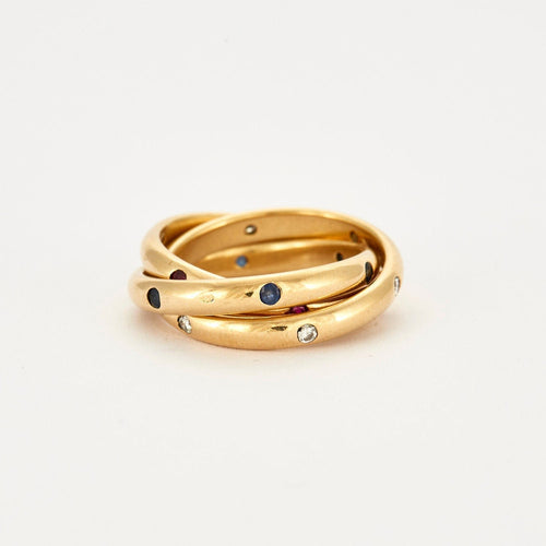 Bague 51 CARTIER – Bague Trinity Constellation 58 Facettes