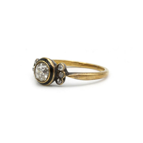 Bague 47 Bague - Or jaune et diamants 58 Facettes 1036