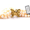 Collier Collana vintage con perle naturali et fermoir en or jaune 18 kt 58 Facettes