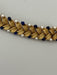 Bracelet Bracelet Articulé Feuillages Or Jaune Perles Lapis Lazuli 58 Facettes LOT 6170