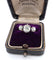 Bague 54 Bague en or rose et argent sertie de diamants Old Mine de 2,95 ct 58 Facettes