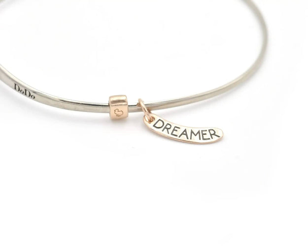 Bracelet Bracelet rigide DoDo en argent et or 9 carats 58 Facettes 13878