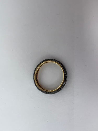 Bague 60 black diamond uni-sex ring 58 Facettes ME-R-01