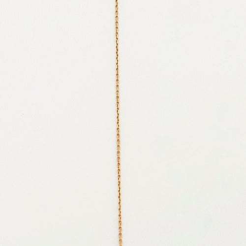 Collier Collier or rose diamant 58 Facettes