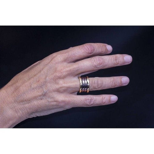 Bague 50 BVLGARI B.ZERO 1 Bague Or Rose Rome Cuivre 58 Facettes D361996SO