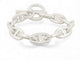 bracelet HERMES chaine d'ancre gm h101672b 12 maillons argent 70gr